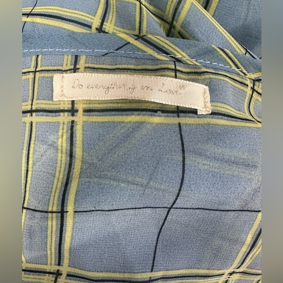 Do Everything in Love Women Soft Flared Sleeve Plaid Check Kimono Shawl Cardigan - Picture 2 of 10